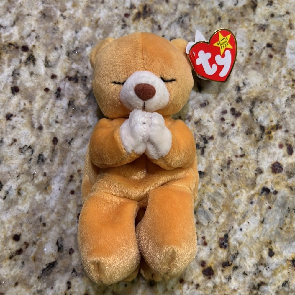 Ty Beanie Babies Hope the Praying Bear 1998